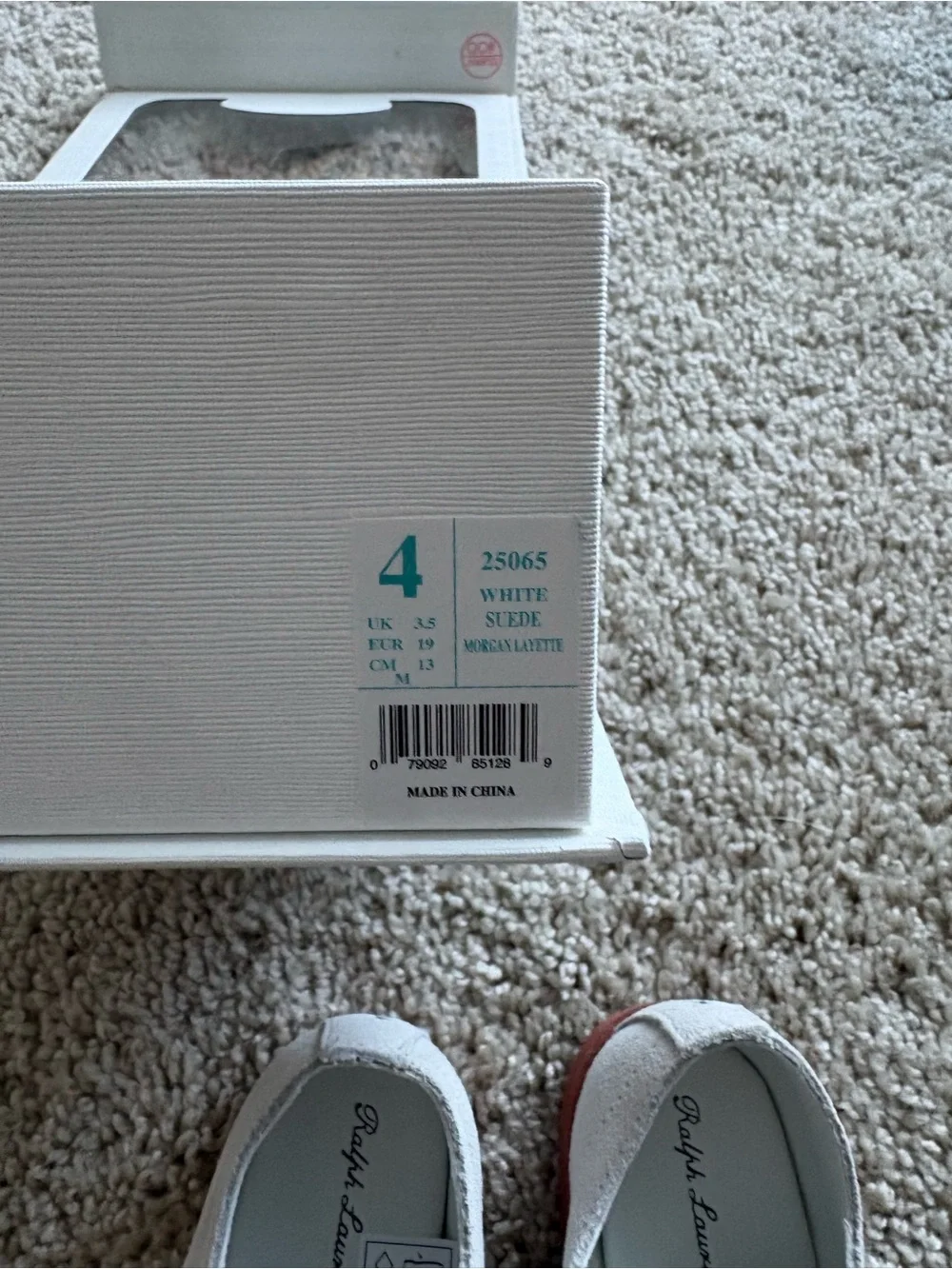 Ralph Lauren baby shoes